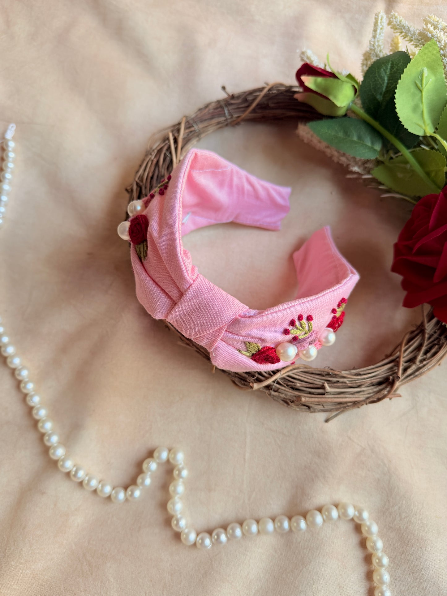 Nyra’s Hand Embroidered Headband