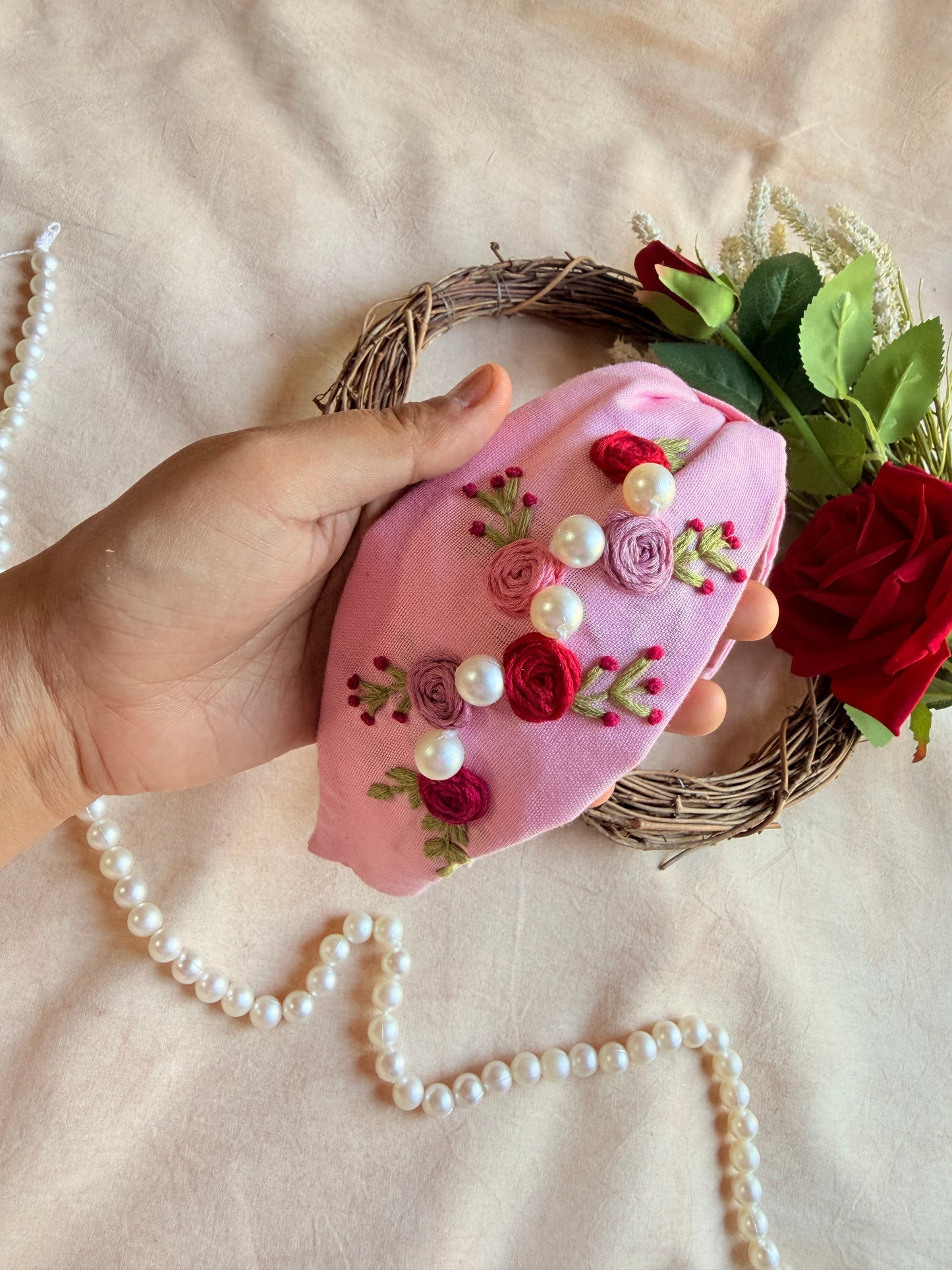 Nyra’s Hand Embroidered Headband