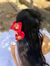 Kum-Kum Hand Embroidered Clutcher Bow