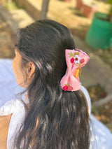Vindhya Hand Embroidered Clutcher Bow