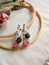 Siya Hand Embroidered Floral Tic Tac Clips