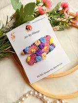 Disney Inspired Hand Embroidered Floral Tic Tac Clips