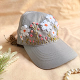 Greige Gul Personalized Hand Embroidered Cap