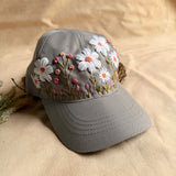 Greige Gul Personalized Hand Embroidered Cap