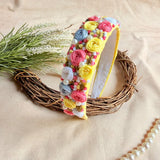 Tia Floral Hand Embroidered Hairband