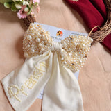 Arina Pearl Embellished Bow