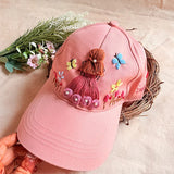 Rosey Doll Hand Embroidered Cap