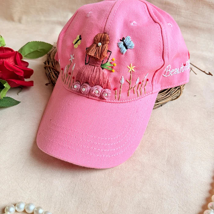 Gudiya's Garden Hand Embroidered Cap
