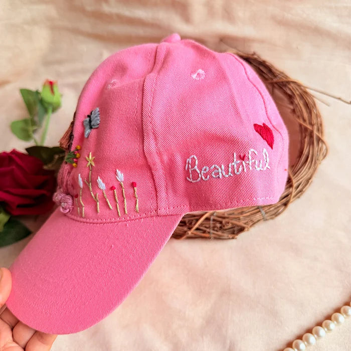 Gudiya's Garden Hand Embroidered Cap