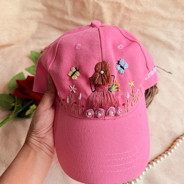 Gudiya's Garden Hand Embroidered Cap