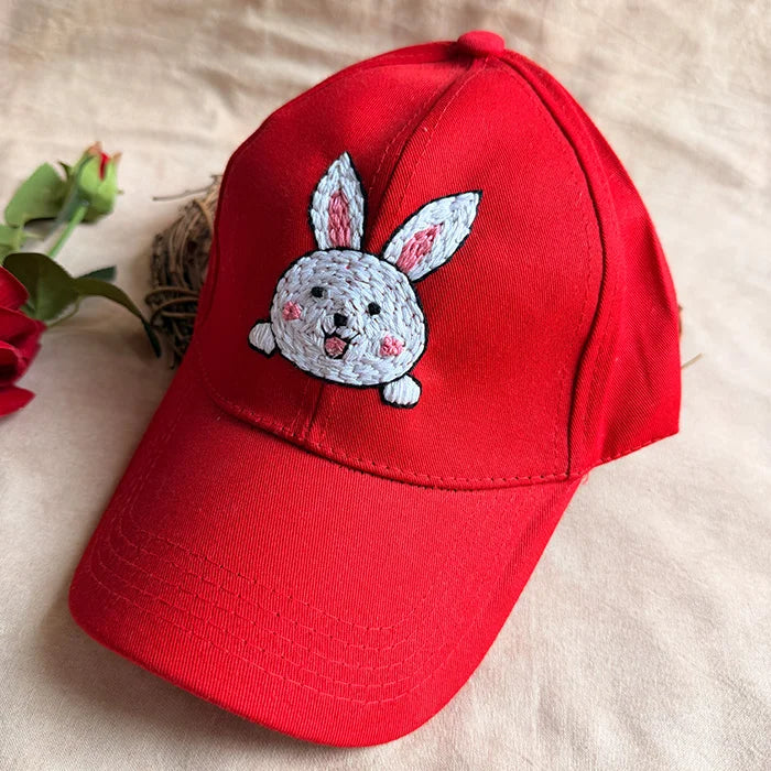My Bunny Personalized Hand Embroidered Cap