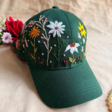 Fiza Hand Embroidered Floral Cap
