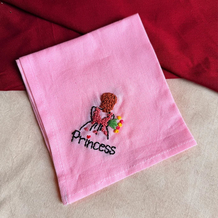 Princess Hand Embroidered Handkerchief