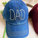 Mom & Dad Summer Cap – The Roots Collection | Hand-Embroidered Personalized Caps Set
