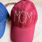 Mom & Dad Summer Cap – The Roots Collection | Hand-Embroidered Personalized Caps Set