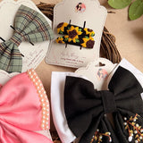 Happy Hair Hamper | Handmade Hand-Embroidered Hair Accessories Gift Set