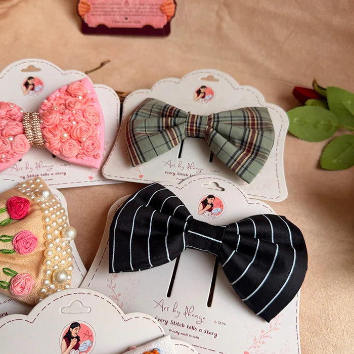 Sweet Little Surprise | Handmade Hand-Embroidered Hair Accessories Gift Set