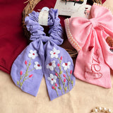 Poetry Hamper | Handmade Hand-Embroidered Hair Accessories Gift Set