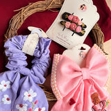 Poetry Hamper | Handmade Hand-Embroidered Hair Accessories Gift Set