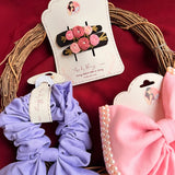 Poetry Hamper | Handmade Hand-Embroidered Hair Accessories Gift Set
