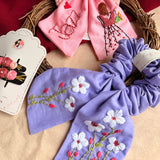 Poetry Hamper | Handmade Hand-Embroidered Hair Accessories Gift Set