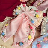 Royal Rose Hamper | Handmade Hand-Embroidered Hair Accessories Gift Set