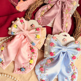 Royal Rose Hamper | Handmade Hand-Embroidered Hair Accessories Gift Set