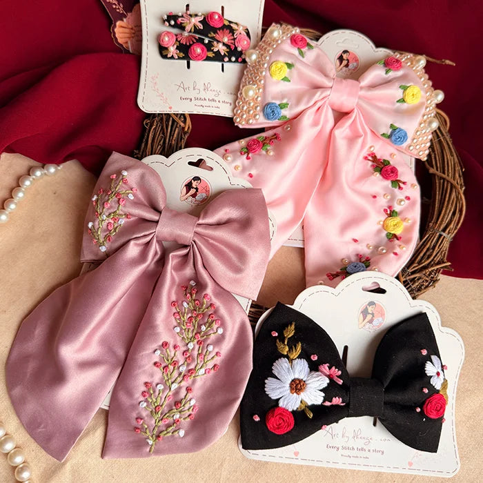 The Duchess Collection | Handmade Hand-Embroidered Hair Accessories Gift Set