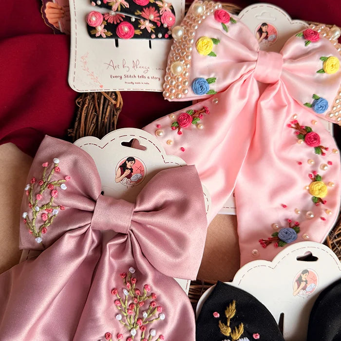 The Duchess Collection | Handmade Hand-Embroidered Hair Accessories Gift Set
