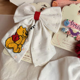 Pooh & Petals Hamper | Handmade Hand-Embroidered Hair Accessories Gift Set