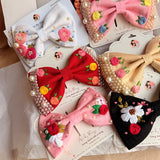 Noor-e-Gul Collection | Handmade Hand-Embroidered Floral Hair Bow Collection