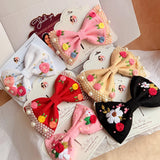 Noor-e-Gul Collection | Handmade Hand-Embroidered Floral Hair Bow Collection