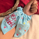 Heart Whisper | Wrist & Hair Scrunchie | Rakhi Special