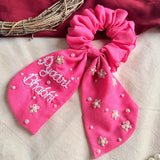 Pyari Bhabhi Hand Embroidered Wrist & Hair Scrunchie | Rakhi Special