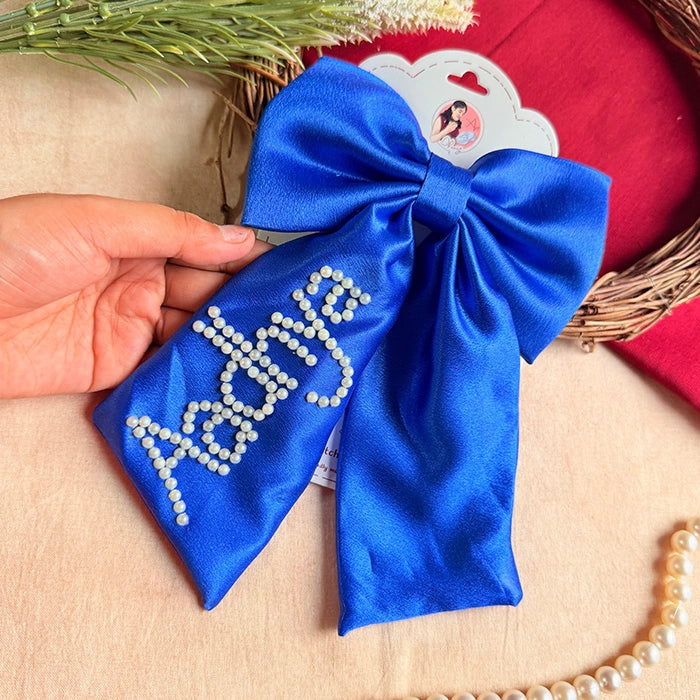 Luna Pearl Bow Hair Accessory