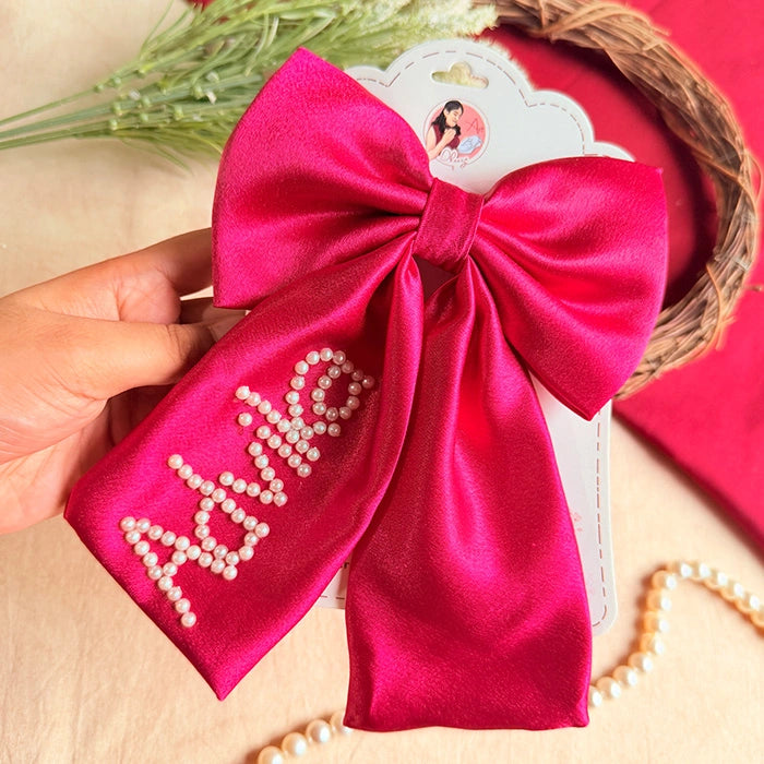 Paloma Pearl Bow Hair Accessory
