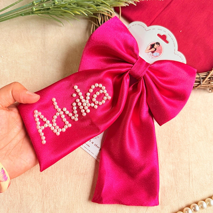 Paloma Pearl Bow Hair Accessory