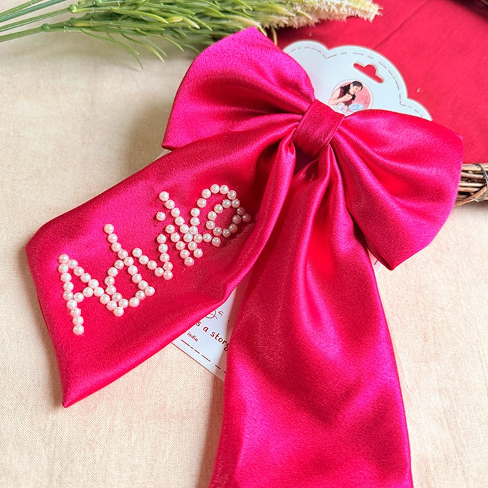 Paloma Pearl Bow Hair Accessory