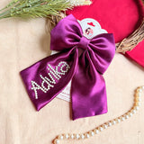 Mehrunisa Pearl Bow Tic Tac Hair Clip
