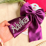 Mehrunisa Pearl Bow Tic Tac Hair Clip