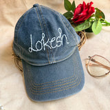 Off Script Denim Cap - Personalized Name