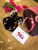 ColourPop Mini Hamper Personalised – Hand Embroidered Festive Gift Set