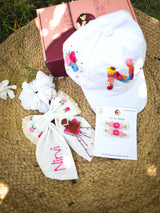 Snowbelle Set – Hand Embroidered Personalized Gift Hamper