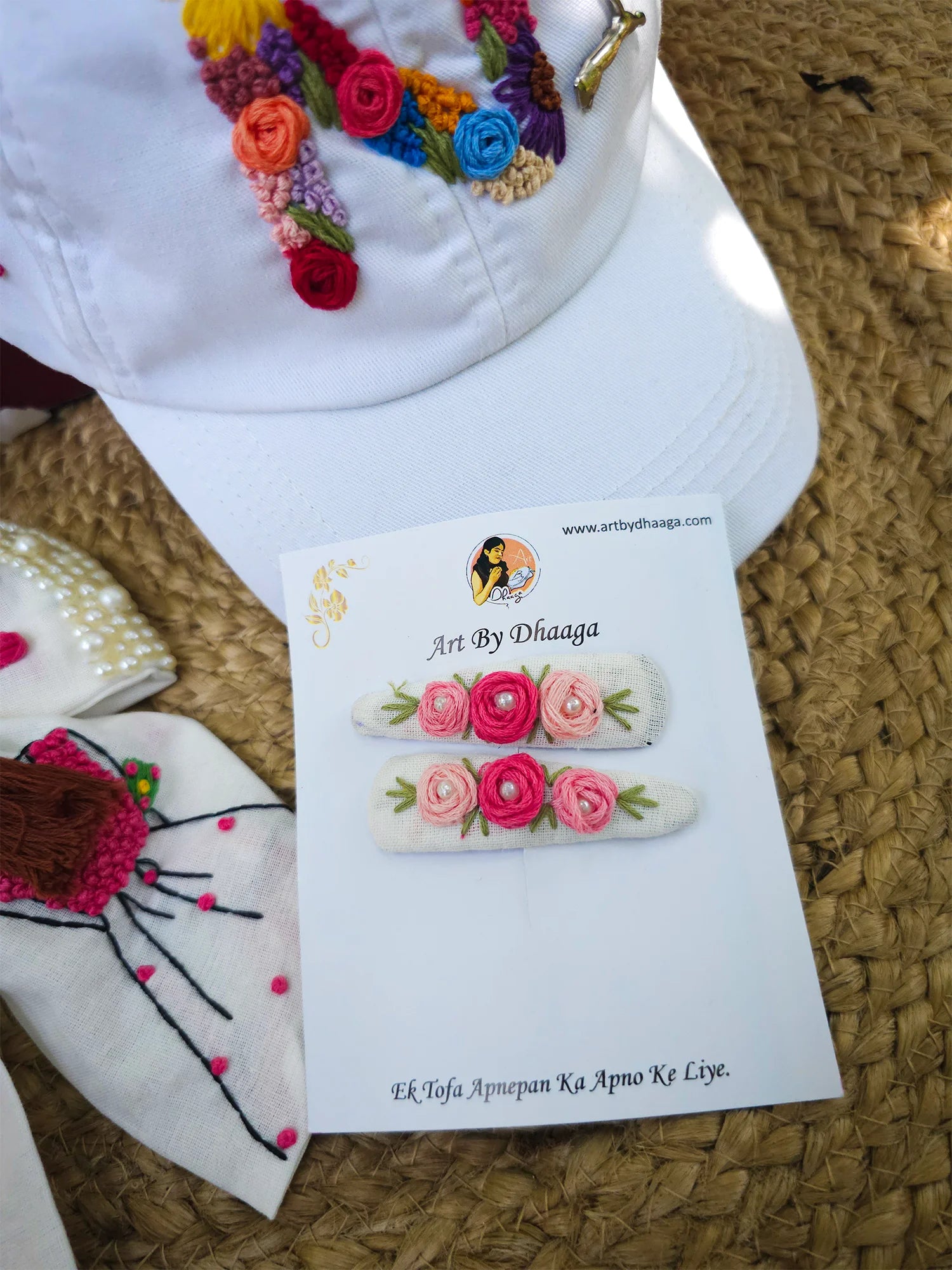 Snowbelle Set – Hand Embroidered Personalized Gift Hamper