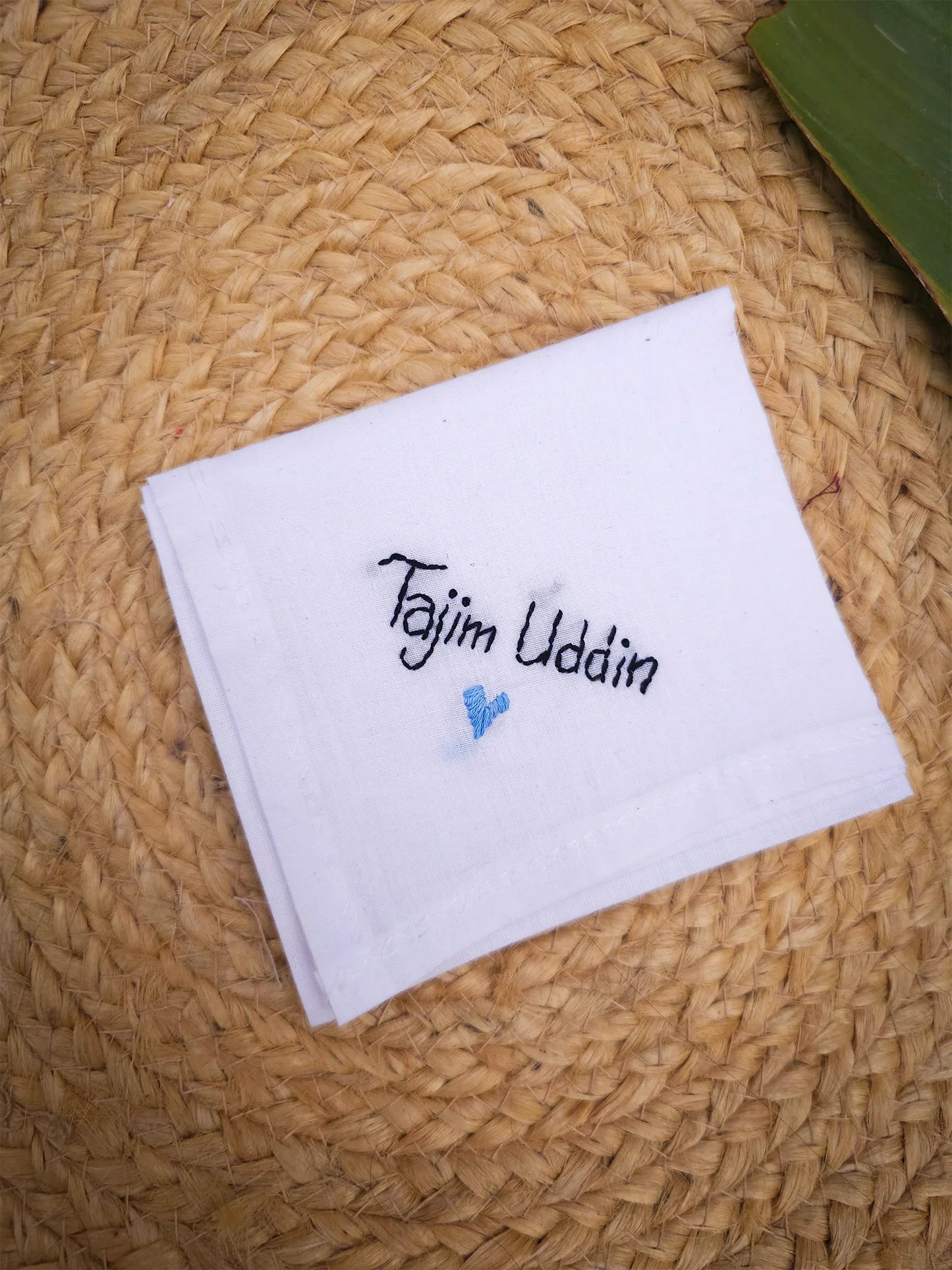 Signature Thread Name Hankey – Hand Embroidered Personalised Gift