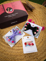 Everyday Mini Set – Hand Embroidered Personalized Hair Accessories