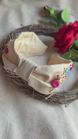 Dora Hand Embroidered Headband