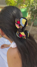 Chaya Hand Embroidered Clutcher Bow