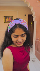 Elsa’s Hand Embroidered Headband