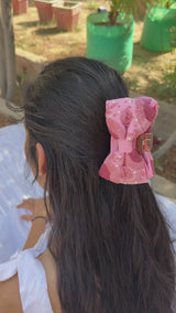 Roshni’s Hand Embroidered Clutcher Bow